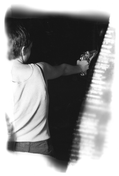 Liz Shooting Her Gun