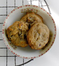 Gluten-free Chocolate chip cookies in dish